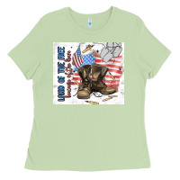Matcha land of the free Ladies Tee - MaliasSmallBusiness