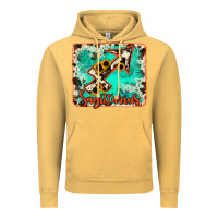 Vintage Mustard Sagittarius turquoise cowhide Vintage Hoodie - RanaPortraitStore