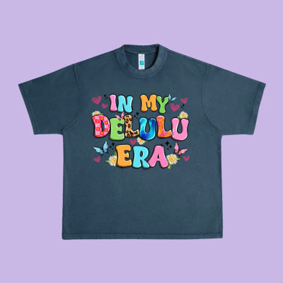 In My Delulu Era Urban Heavy Tee Designed By Artiststas
