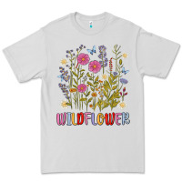 Dove Grey wildflower malias Premium Tee - MaliasSmallBusiness