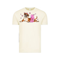 Vintage Arctic boxer dog with tutu Vintage Tee - LillyAllenDesigns