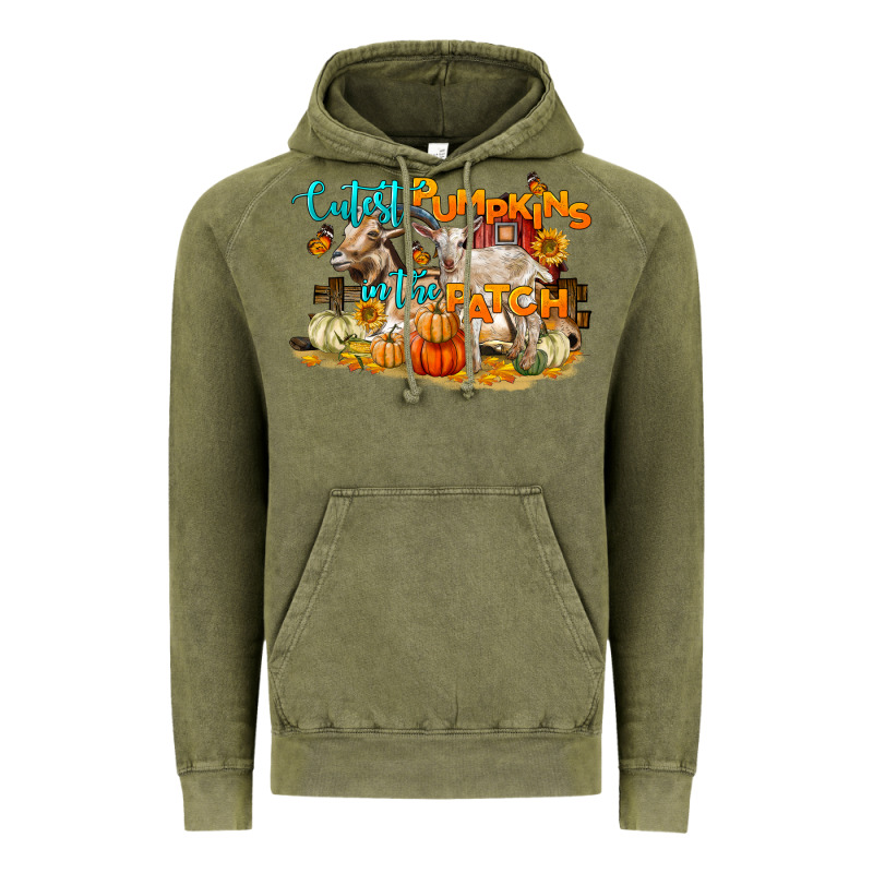Cutest Pumpkin In The Patch Vintage Hoodie by LillyAllenDesigns | Teevron