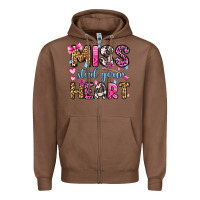 Chestnut miss steal your heart olivia Zipper Hoodie - OliviaCreatesArt