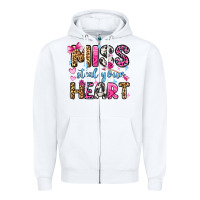 White miss steal your heart olivia Zipper Hoodie - OliviaCreatesArt