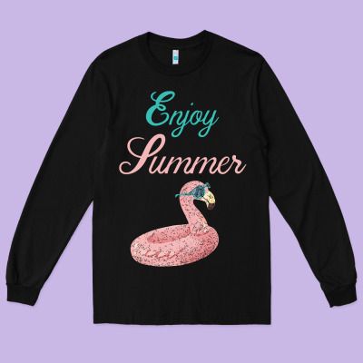 Enjoy Summer Long Sleeve Tee Designed By Bettercallsaul