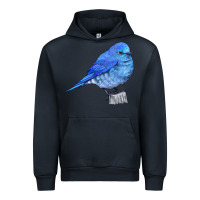 Navy Mountain Bluebird Urban Hoodie - LillyAllenDesigns