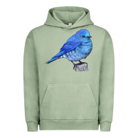 Pigment Oil Green Mountain Bluebird Urban Hoodie - LillyAllenDesigns