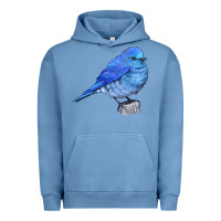 Pigment Pebble Blue Mountain Bluebird Urban Hoodie - LillyAllenDesigns