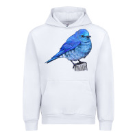White Mountain Bluebird Urban Hoodie - LillyAllenDesigns