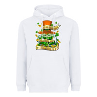 White buy me green beer and tell me ı am pretty Heavyweight Hoodie - FaDigitalArtStudio