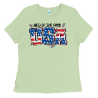 Matcha land of the free usa Ladies Tee - MaliasSmallBusiness