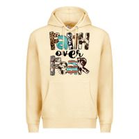 Pina Colada Western Faith Over Fear Premium Hoodie - FaDigitalArtStudio