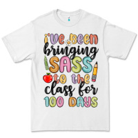 White i ve been bringing sass to the class for 100 days Premium Tee - MaliasSmallBusiness