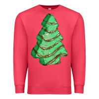 Cardinal green christmas cake Premium Sweatshirt - FaDigitalArtStudio