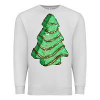 Dove Grey green christmas cake Premium Sweatshirt - FaDigitalArtStudio