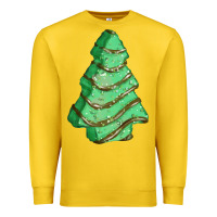 Lemon green christmas cake Premium Sweatshirt - FaDigitalArtStudio