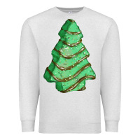 Oatmeal Heather green christmas cake Premium Sweatshirt - FaDigitalArtStudio