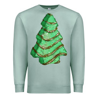 Seafoam green christmas cake Premium Sweatshirt - FaDigitalArtStudio