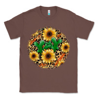 Chestnut leopard cactus sunflower Classic Tee - JahusDesignShop