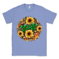 Colony Blue leopard cactus sunflower Classic Tee - JahusDesignShop