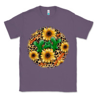 Lavender leopard cactus sunflower Classic Tee - JahusDesignShop