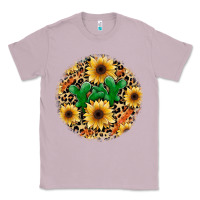 Lilac leopard cactus sunflower Classic Tee - JahusDesignShop