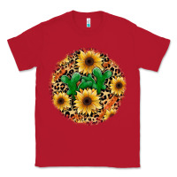 Red leopard cactus sunflower Classic Tee - JahusDesignShop