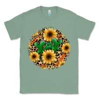 Sage leopard cactus sunflower Classic Tee - JahusDesignShop