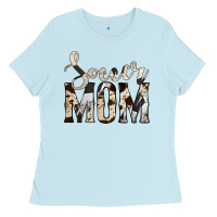 Baby Blue soccer mom Ladies Tee - Jasminsmagicworld