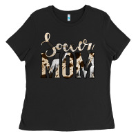 Black soccer mom Ladies Tee - Jasminsmagicworld