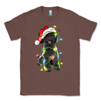 Chestnut christmas black poodles dog Classic Tee - LillyAllenDesigns