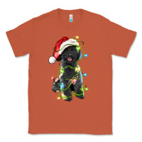 Copper christmas black poodles dog Classic Tee - LillyAllenDesigns