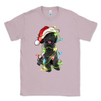 Lilac christmas black poodles dog Classic Tee - LillyAllenDesigns