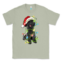 Matcha christmas black poodles dog Classic Tee - LillyAllenDesigns