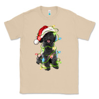Mushroom christmas black poodles dog Classic Tee - LillyAllenDesigns