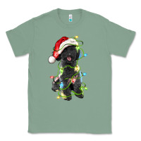 Sage christmas black poodles dog Classic Tee - LillyAllenDesigns