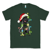 Sports Green christmas black poodles dog Classic Tee - LillyAllenDesigns