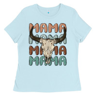 Baby Blue mama Ladies Tee - MaliasSmallBusiness