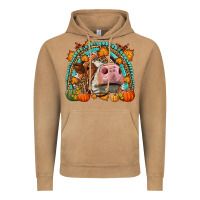 Vintage Camel Fall Cow Rainbow Vintage Hoodie - LillyAllenDesigns