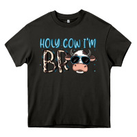 Asphalt holy cow i'm bro Heavy Core Tee - MaliasSmallBusiness
