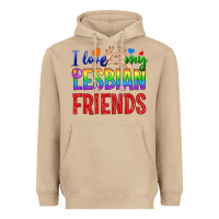 Mushroom I Love My Lesbian Friends Heavyweight Hoodie - BundleAndBundleShop