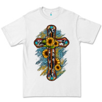 White cross Premium Tee - JahusDesignShop