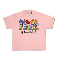 Salmon neurodiversity is beautiful Urban Heavy Tee - Artiststas