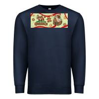Navy just a girl who loves christmas Premium Sweatshirt - BundleAndBundleShop