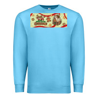 Ocean Blue just a girl who loves christmas Premium Sweatshirt - BundleAndBundleShop