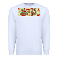 White just a girl who loves christmas Premium Sweatshirt - BundleAndBundleShop