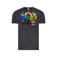 Vintage Black Childcare Life Vintage Tee - LillyAllenDesigns