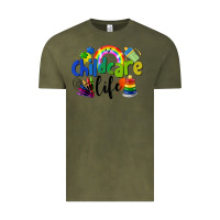 Vintage Olive Childcare Life Vintage Tee - LillyAllenDesigns