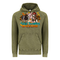 Vintage Olive Fall Cutest Pumpkin In The Patch Pig Vintage Hoodie - LillyAllenDesigns