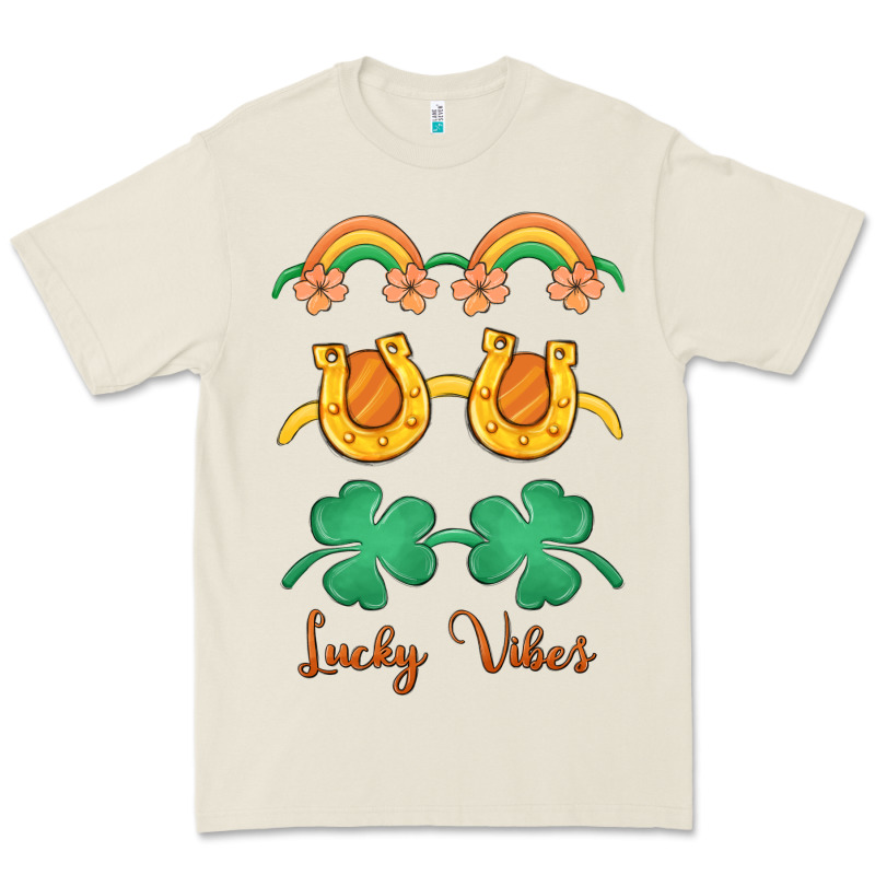 Lucky Vibes St. Patrick's Day Premium Tee by MaliasSmallBusiness | Teevron